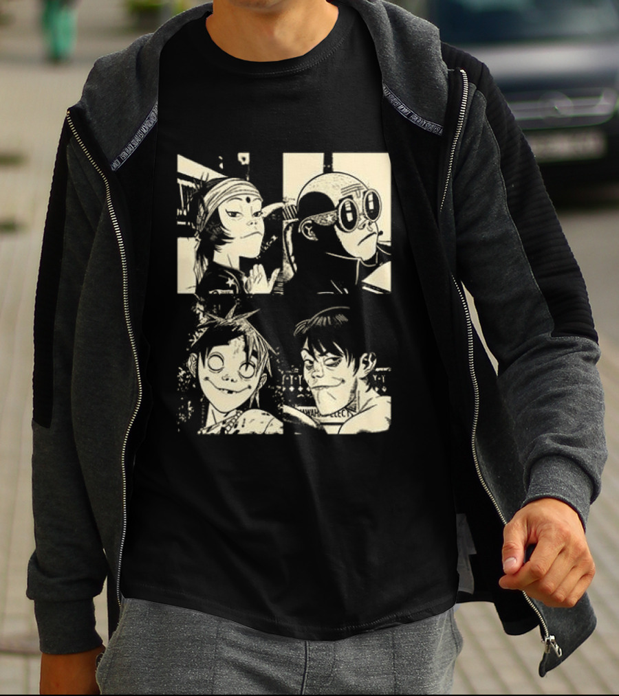 Gorillaz The Mountain Tour 2023 Dates And Locations Vintage Band T-Shirt