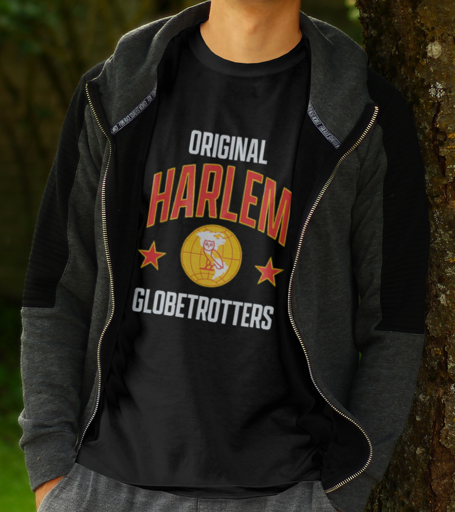 Original Harlem Globetrotters Owl And Stars T-Shirt
