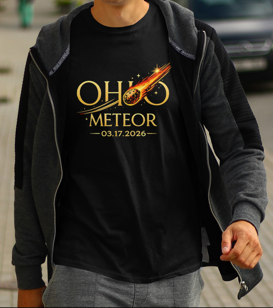 Ohio Meteor 03 17 2026 Impact Event Prediction T-Shirt