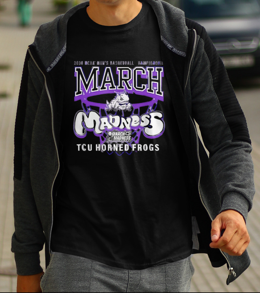 2026 NCAA Men's Basketball Championship March Madness TCU Horned Frogs T-Shirt