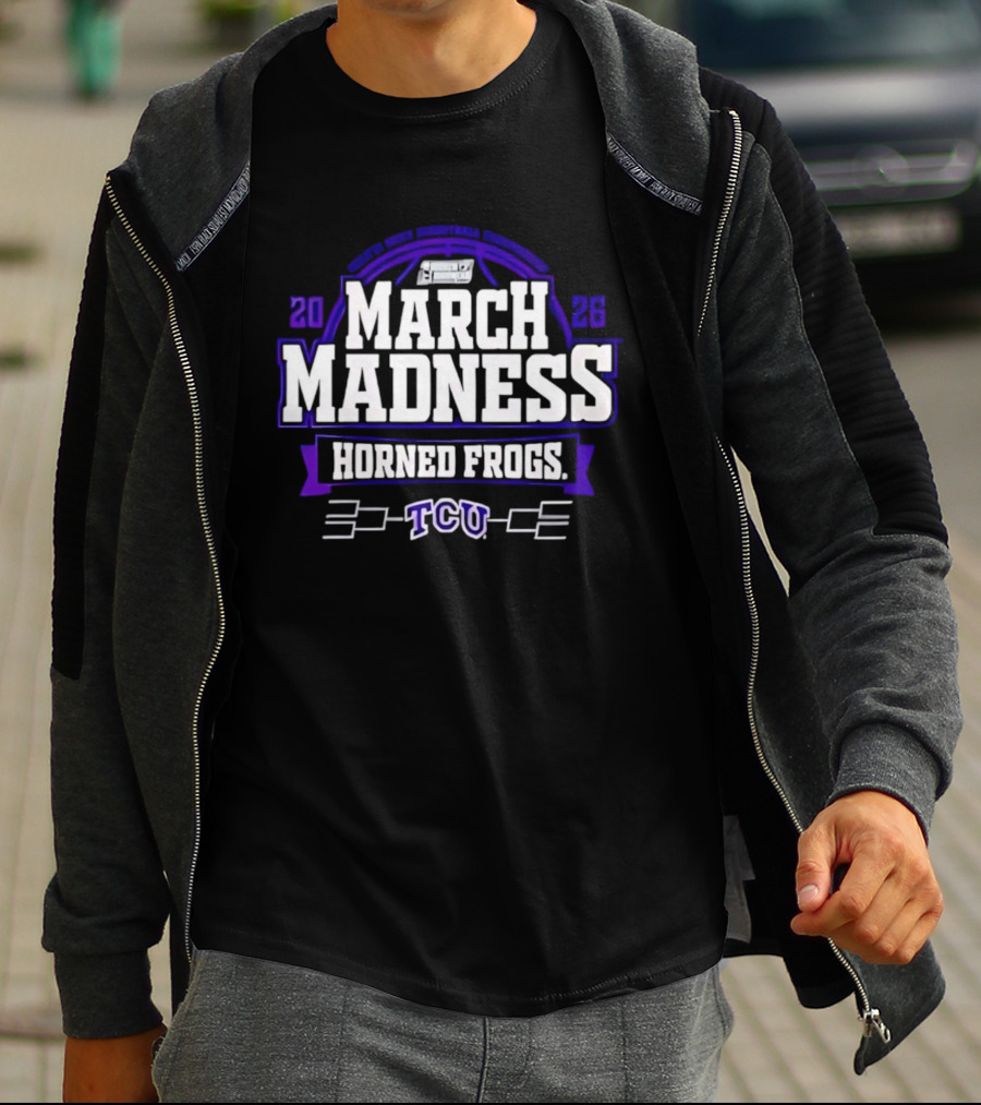 TCU Horned Frogs 2026 March Madness Basketball Tournament T-Shirt