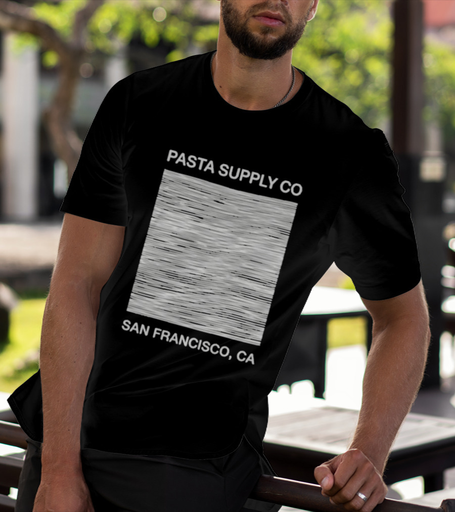 Pasta Supply Co San Francisco CA Unknown Pleasures T-Shirt