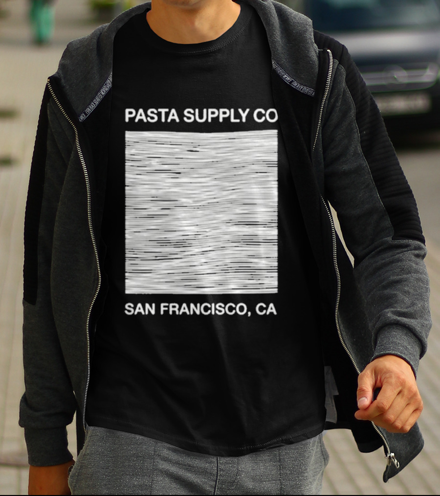 Pasta Supply Co San Francisco CA Unknown Pleasures T-Shirt