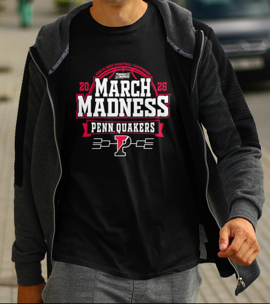 Penn Quakers 2026 NCAA Basketball March Madness T-Shirt