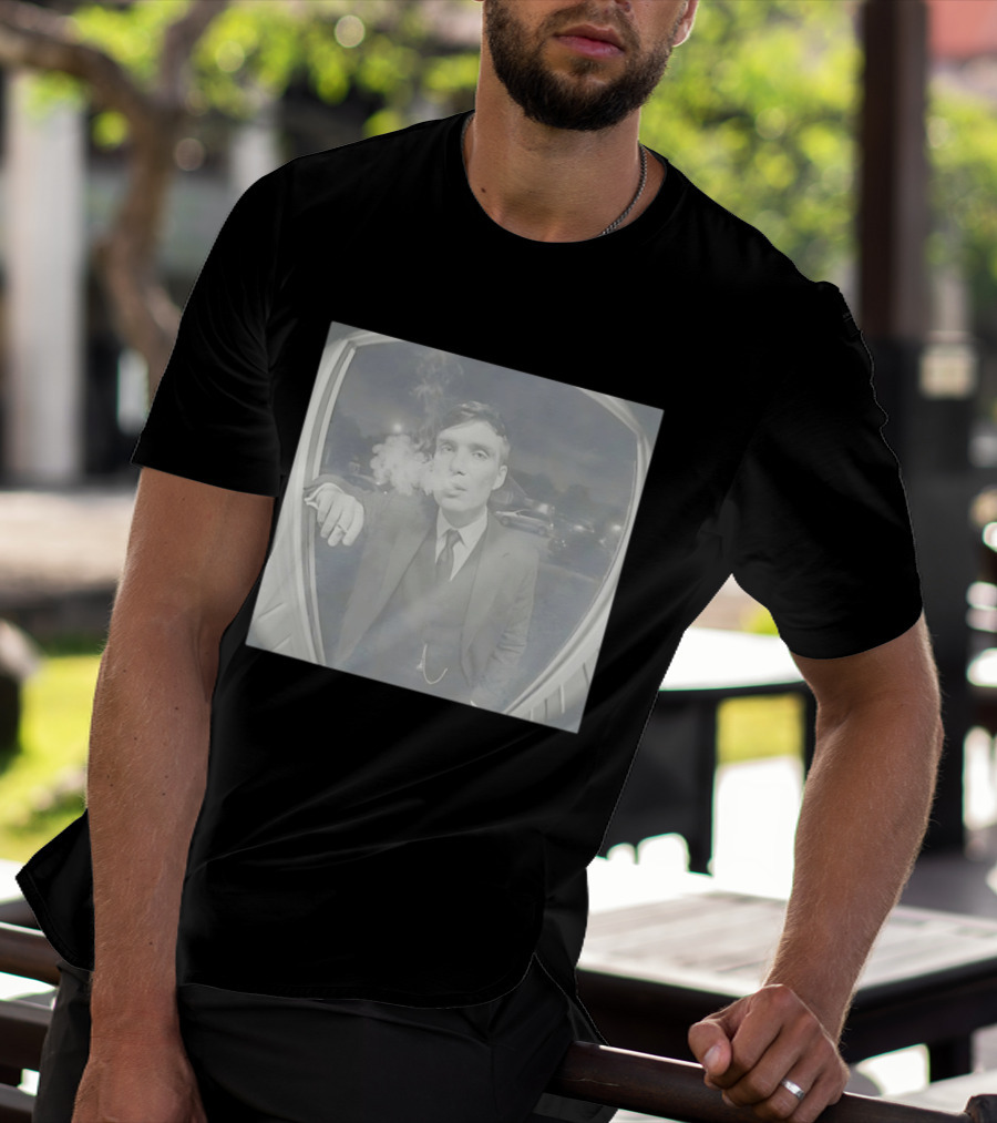 Peaky Blinders Thomas Shelby Smoking Scene T-Shirt