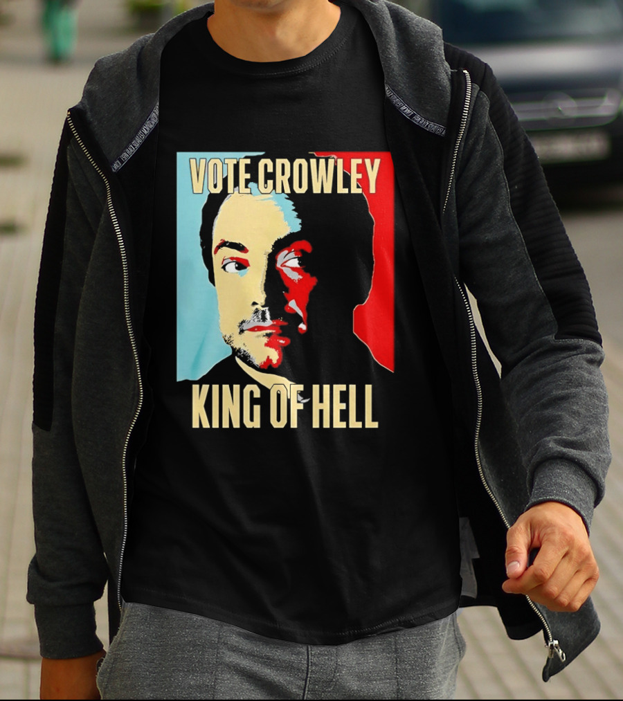Vote Crowley King Of Hell Supernatural Fan Favorite T-Shirt