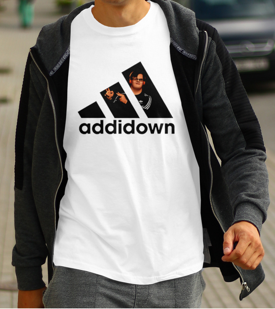 Addidown Down Syndrome Sign Language Pose T-Shirt