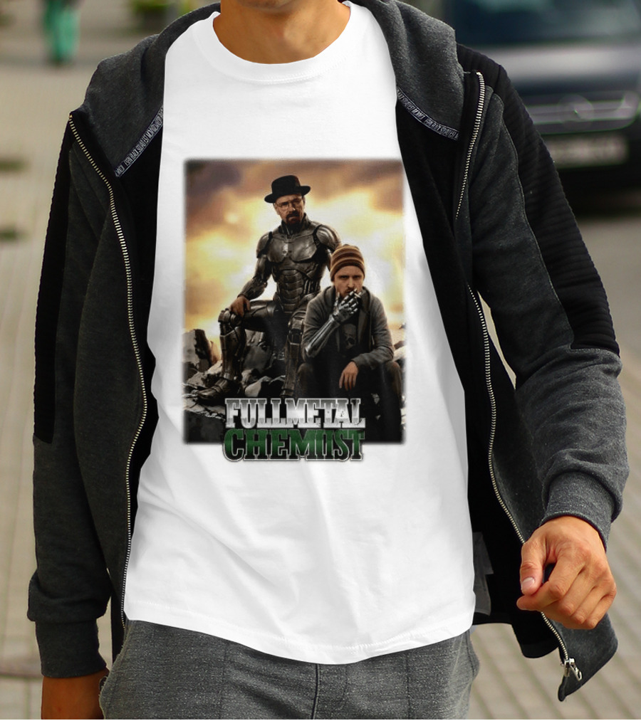 Bryan Cranston Jesse Pinkman Fullmetal Chemist T-Shirt