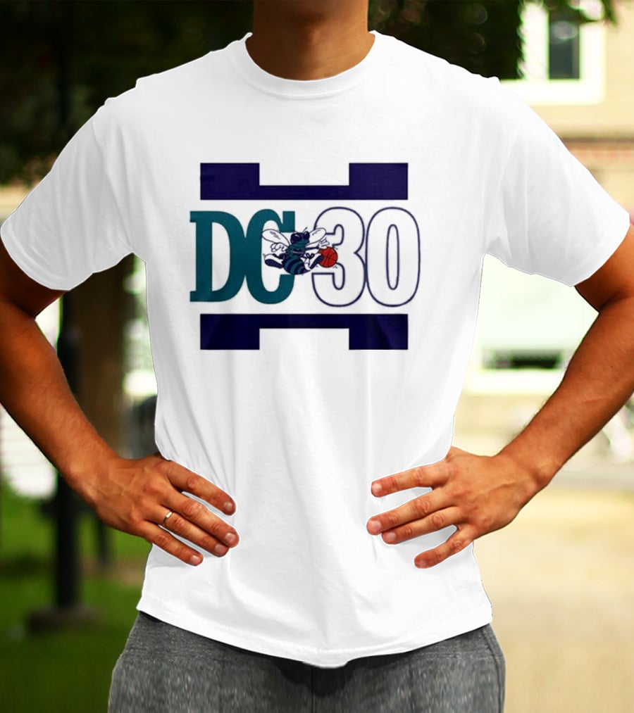 Charlotte Hornets 2026 DC 30 Dell Curry T-Shirt