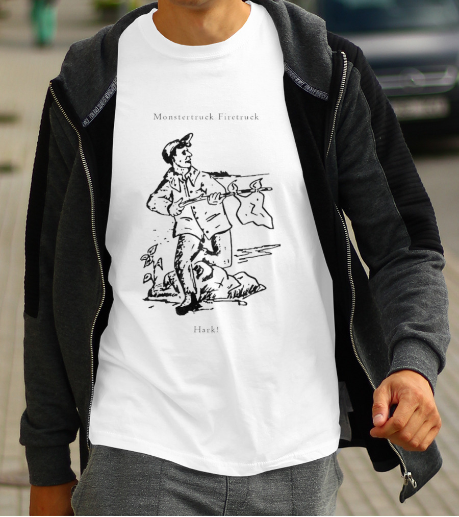 Monstertruck Firetruck Hark Ogbert The Nerd Nostalgic Adventure T-Shirt