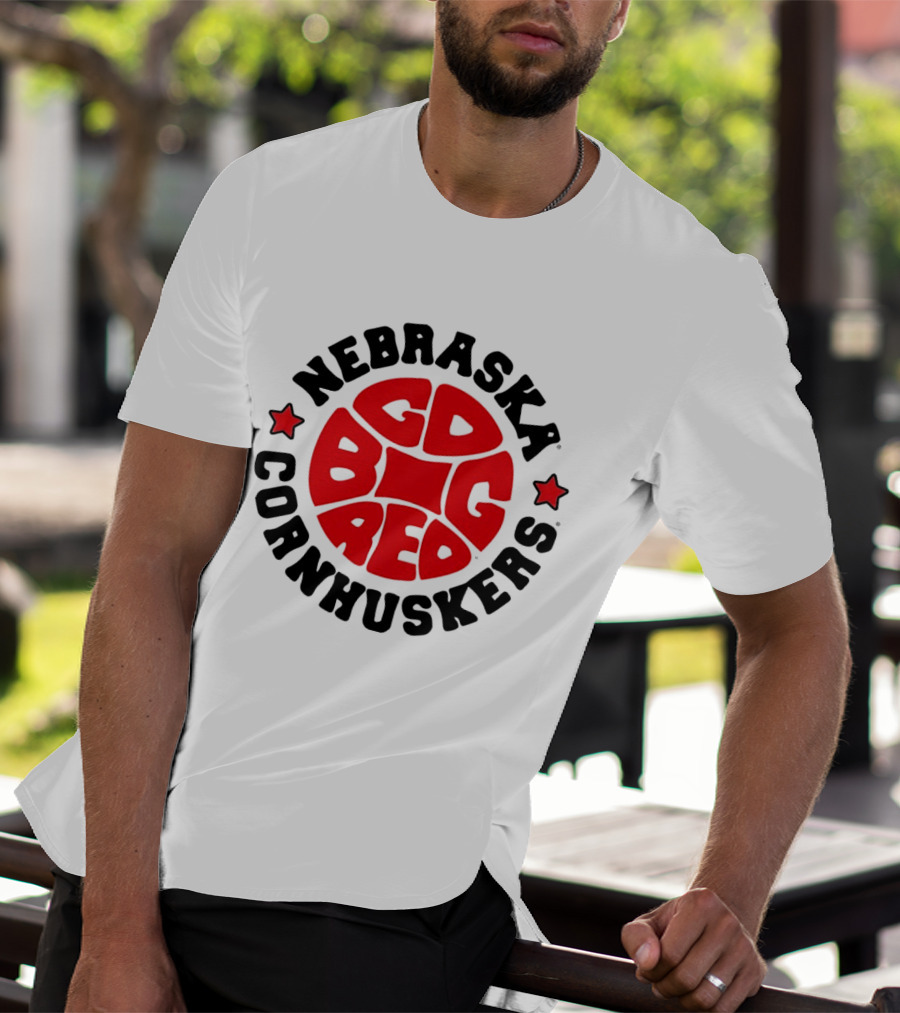 Nebraska Cornhuskers Big Red GD Basketball 1970s T-Shirt