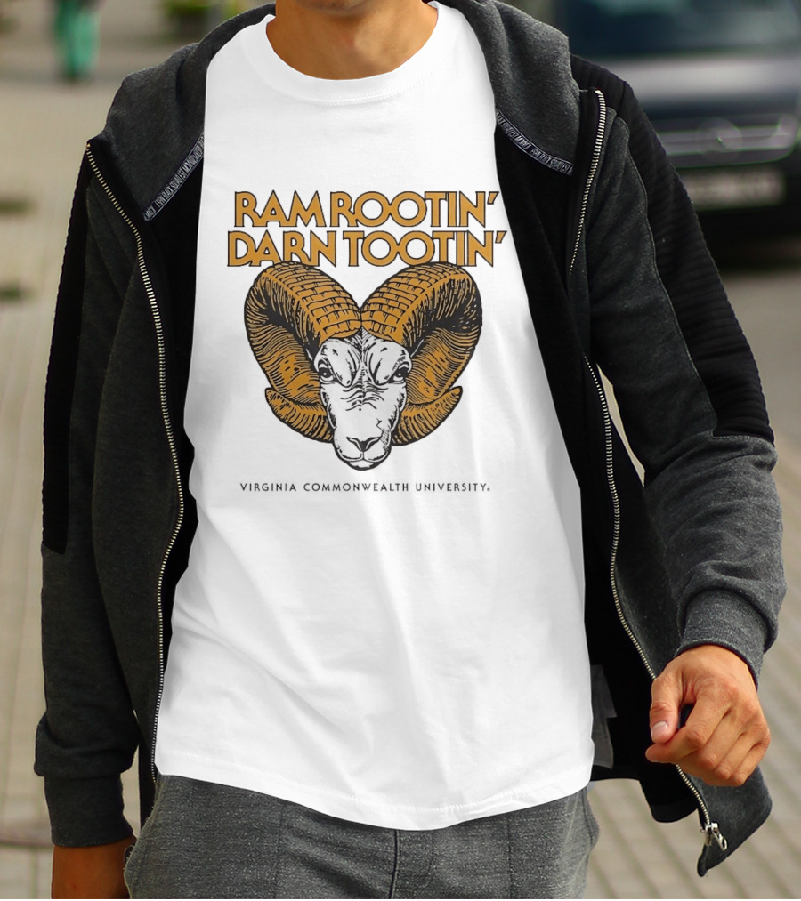 Ram Rootin Darn Tootin Virginia Commonwealth University T-Shirt