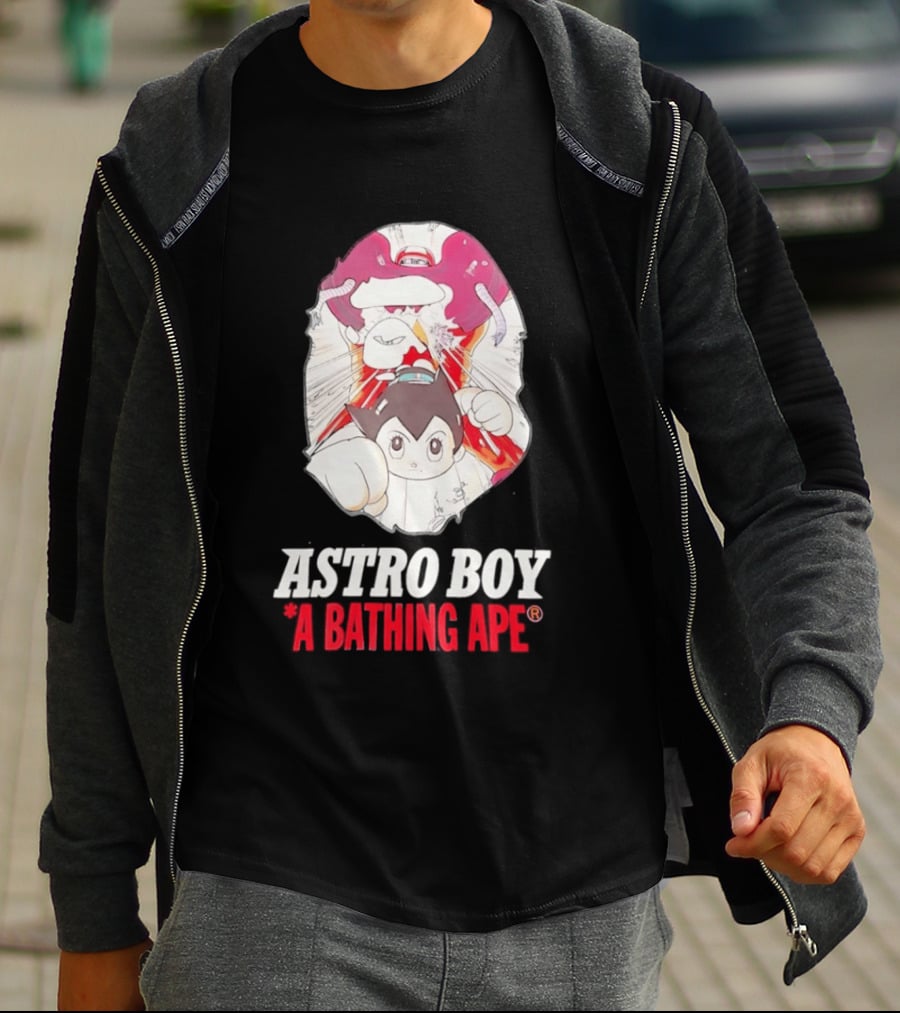 Astro Boy A Bathing Ape Collaboration Comic T-Shirt