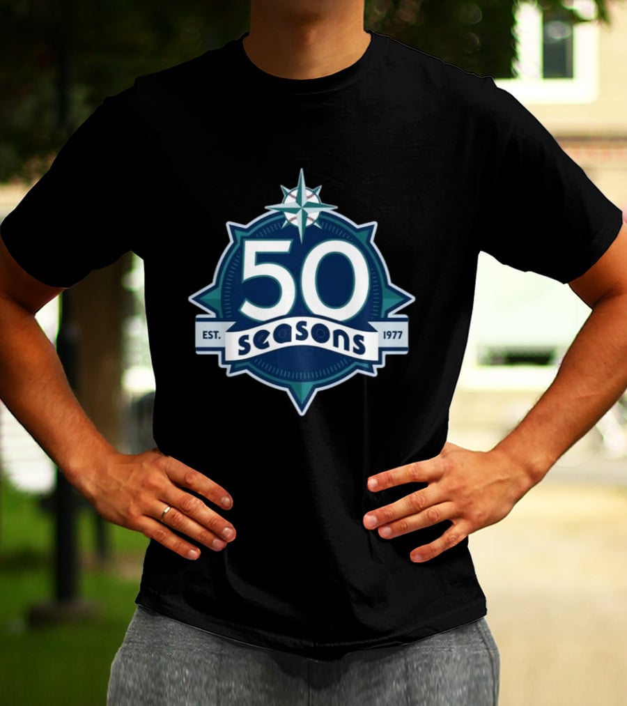 Cal Raleigh Seattle 50 Seasons Est. 1977 T-Shirt