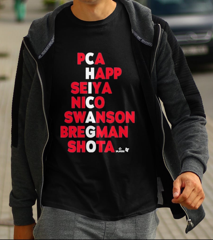 PCA Happ Seiya Nico Swanson Bregman Shota Chicago 2026 T-Shirt