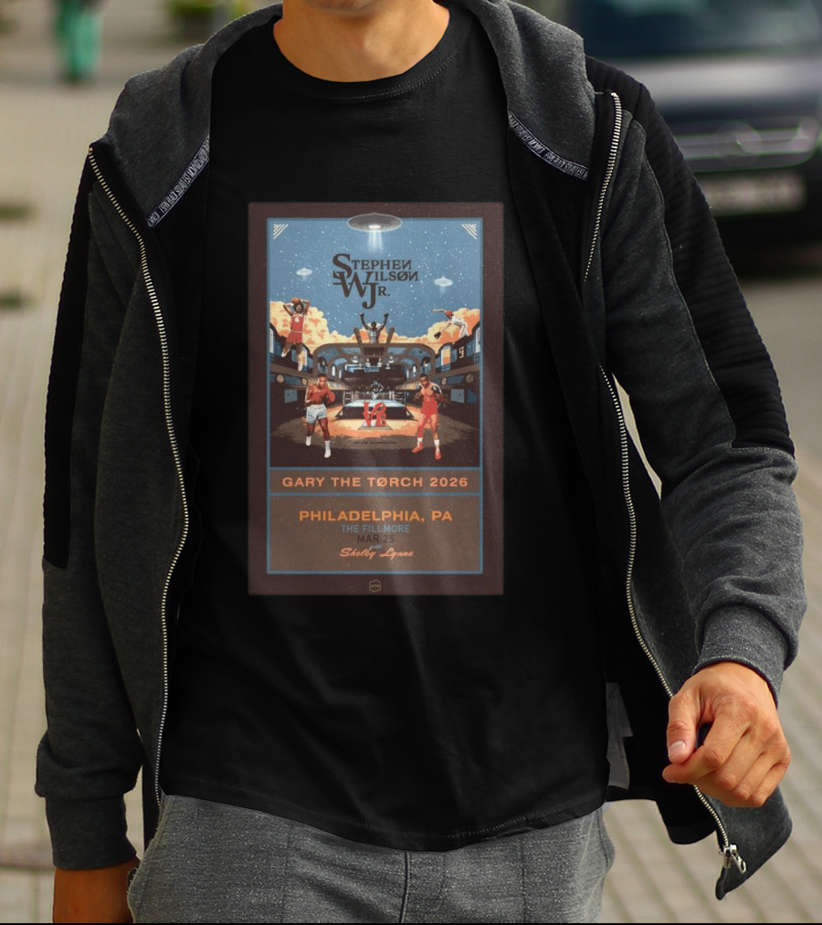 Stephen Wilson JR. Gary The Torch 2026 Philadelphia PA The Fillmore Mar 25 Shelby Lynne T-Shirt