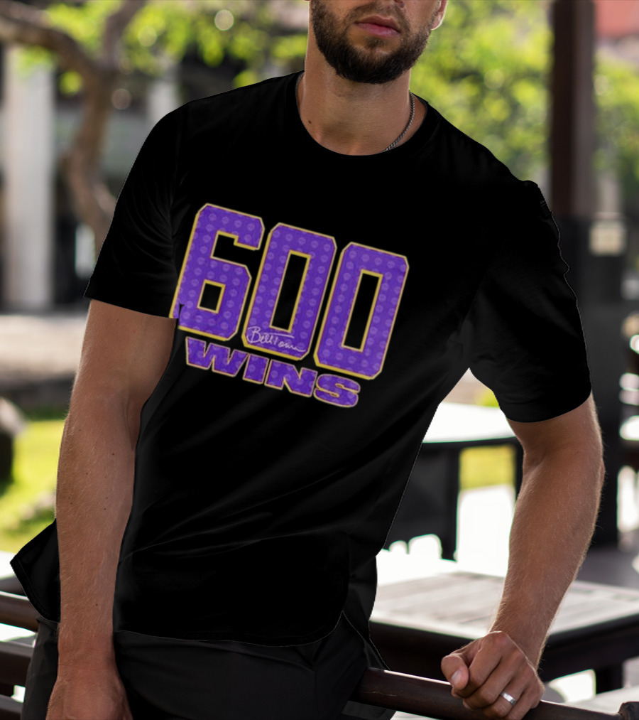 LSU Tigers Bill Torina 600 Wins Celebration 2026 T-Shirt