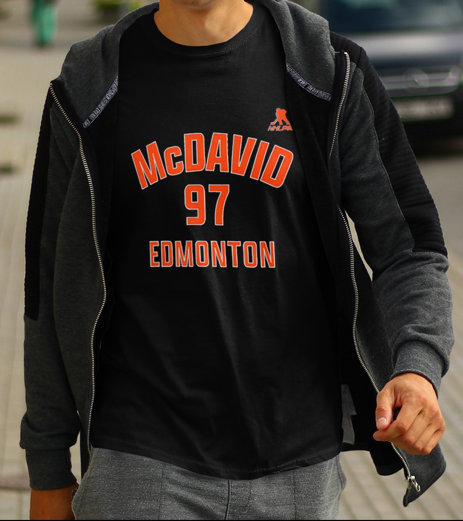 McDavid 97 Edmonton Oilers Hockey T-Shirt