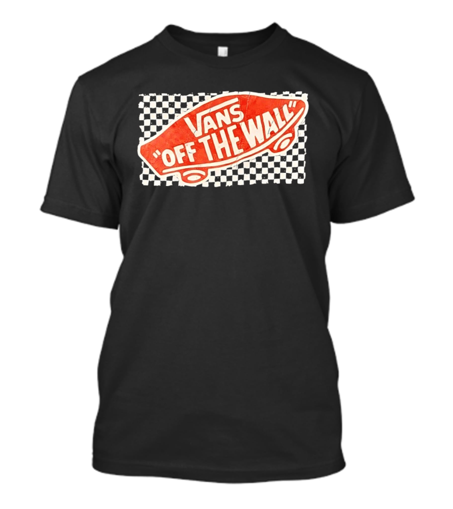 Vans Off The Wall Red Skateboard T-Shirt