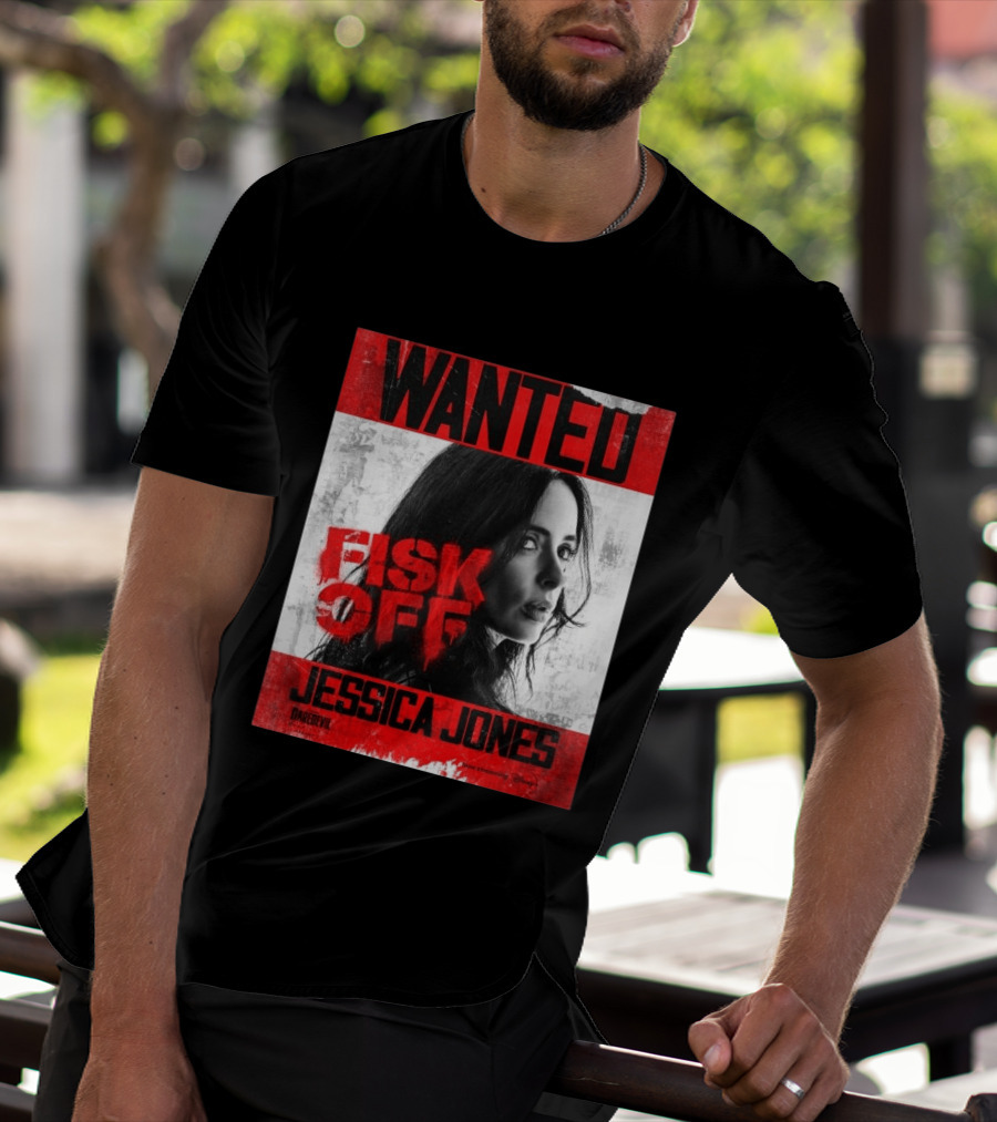 Wanted Jessica Jones Fisk Off Daredevil Born Again Season 2 T-Shirt