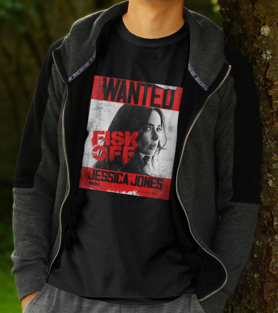 Wanted Jessica Jones Fisk Off Daredevil Born Again Season 2 T-Shirt