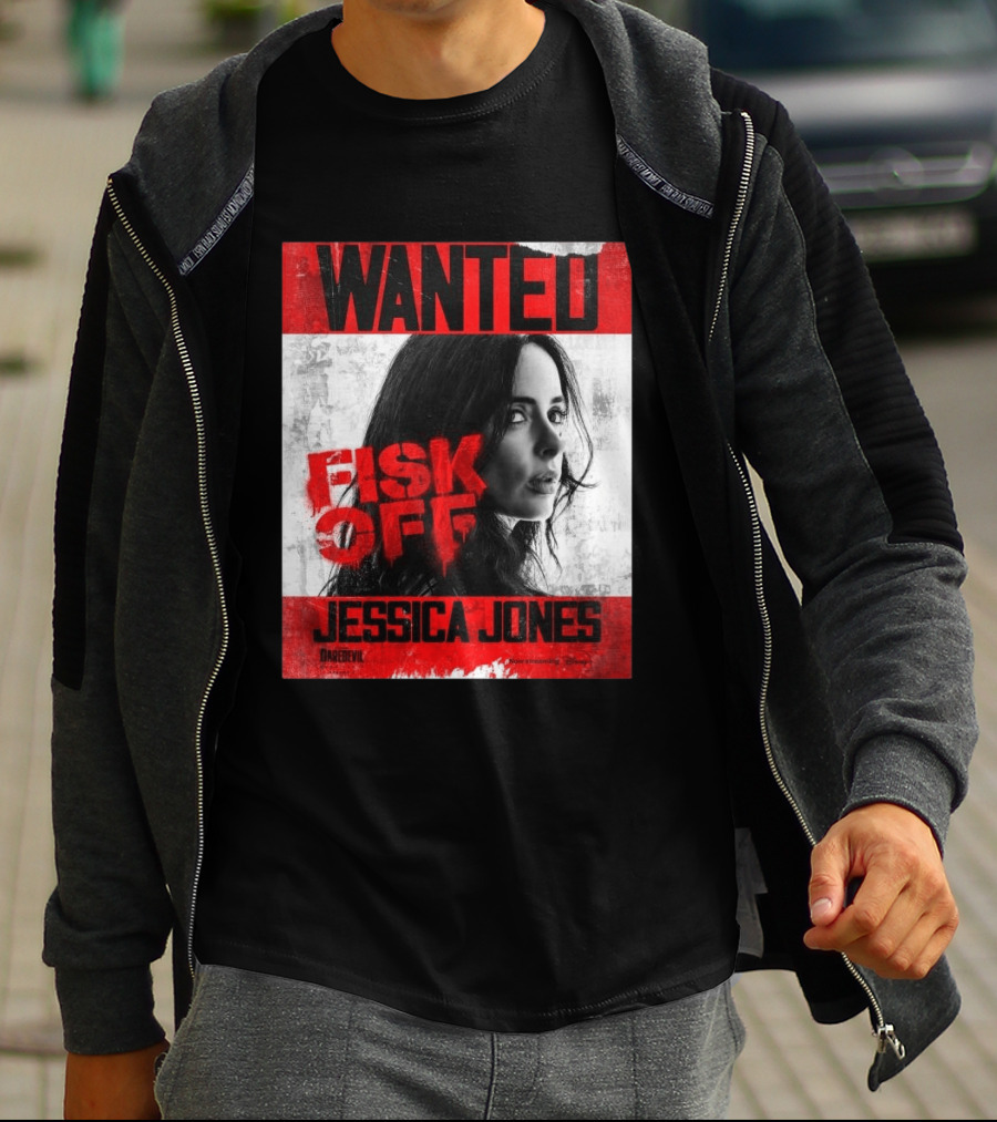 Wanted Jessica Jones Fisk Off Daredevil Born Again Season 2 T-Shirt