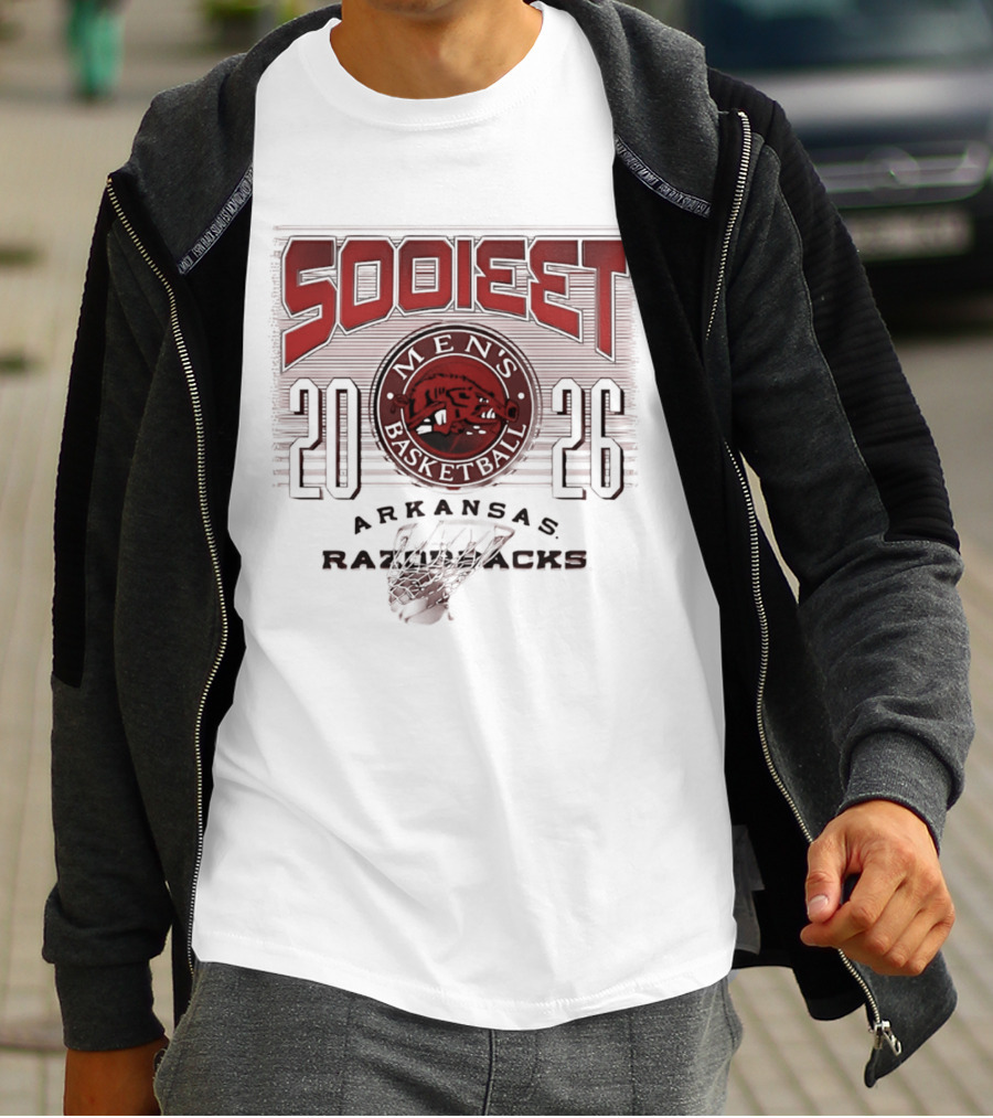 Arkansas Razorbacks 2026 SooiEet Men's Basketball T-Shirt