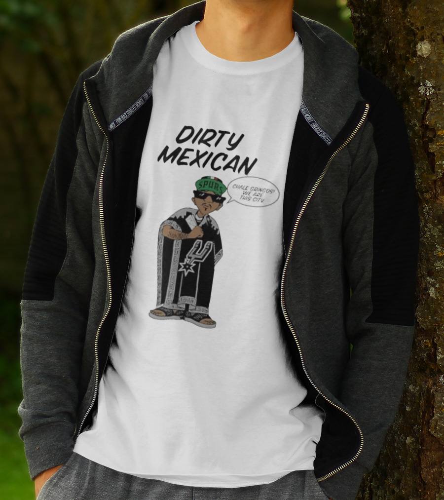Dirty Mexican Spurs San Antonio Poncho T-Shirt