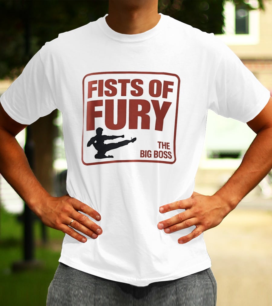 Fists Of Fury The Big Boss Martial Arts Kick T-Shirt