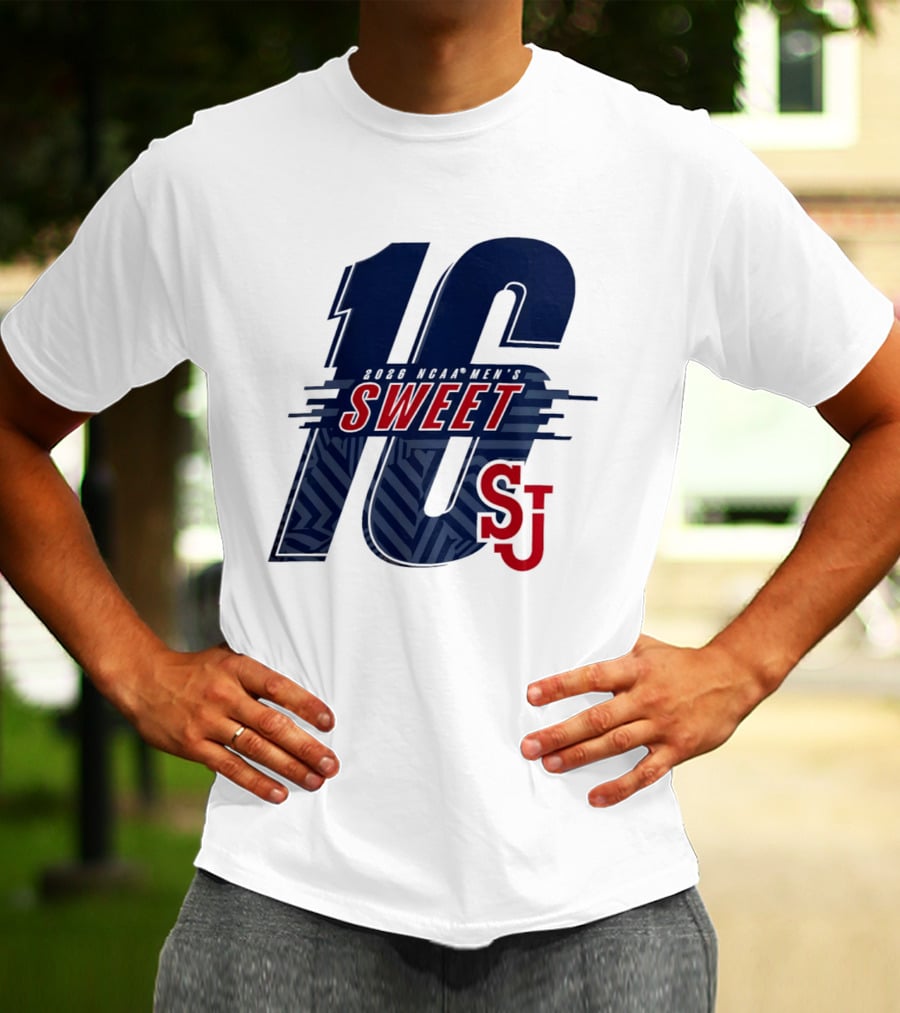 St. John's 2026 NCAA Men's Basketball Sweet 16 SJU T-Shirt