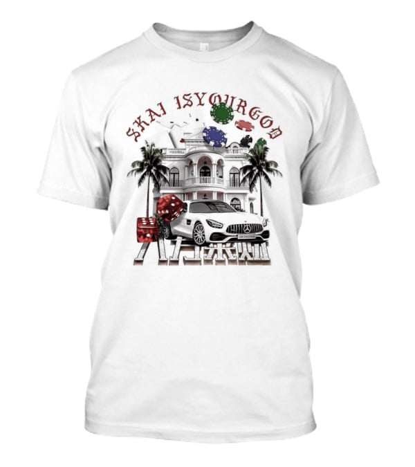 Skai Isyourgod Mansion Tropical Palms Rolling Loud T-Shirt