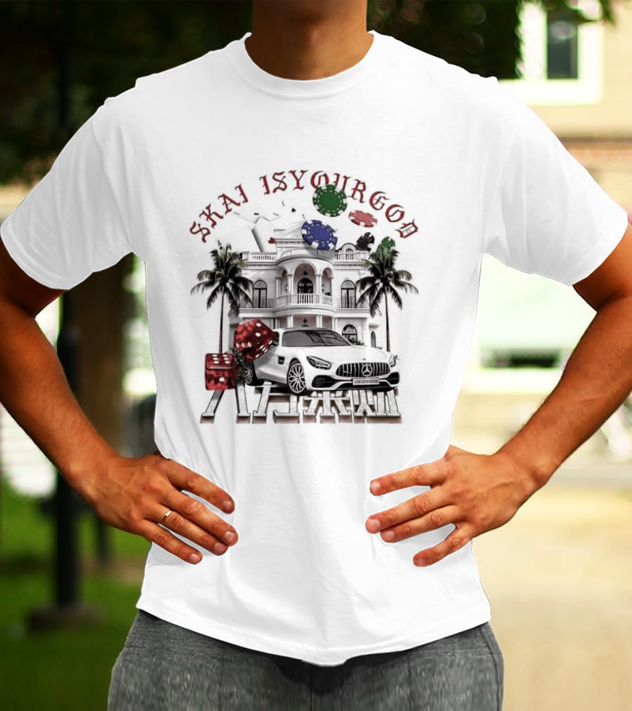 Skai Isyourgod Mansion Tropical Palms Rolling Loud T-Shirt