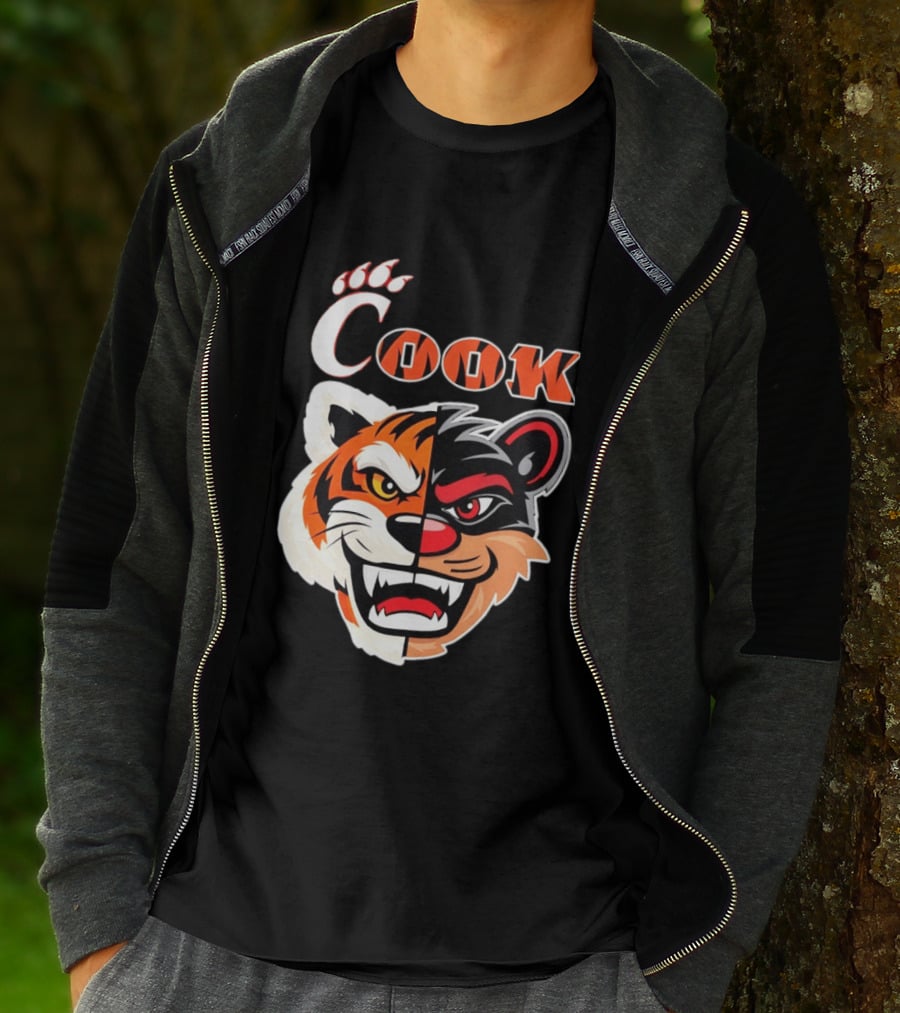 Cincinnati Bengals Bearcats Cook Split Face T-Shirt