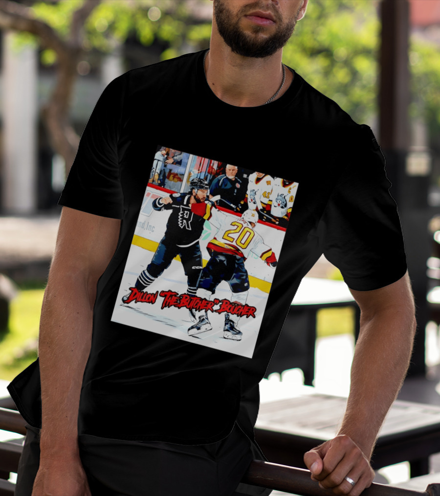 Dillon The Butcher Boucher Rockford IceHogs Hockey Fight Scene T-Shirt