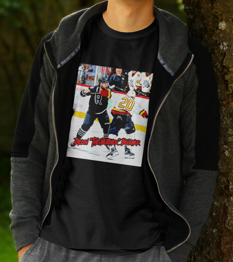 Dillon The Butcher Boucher Rockford IceHogs Hockey Fight Scene T-Shirt