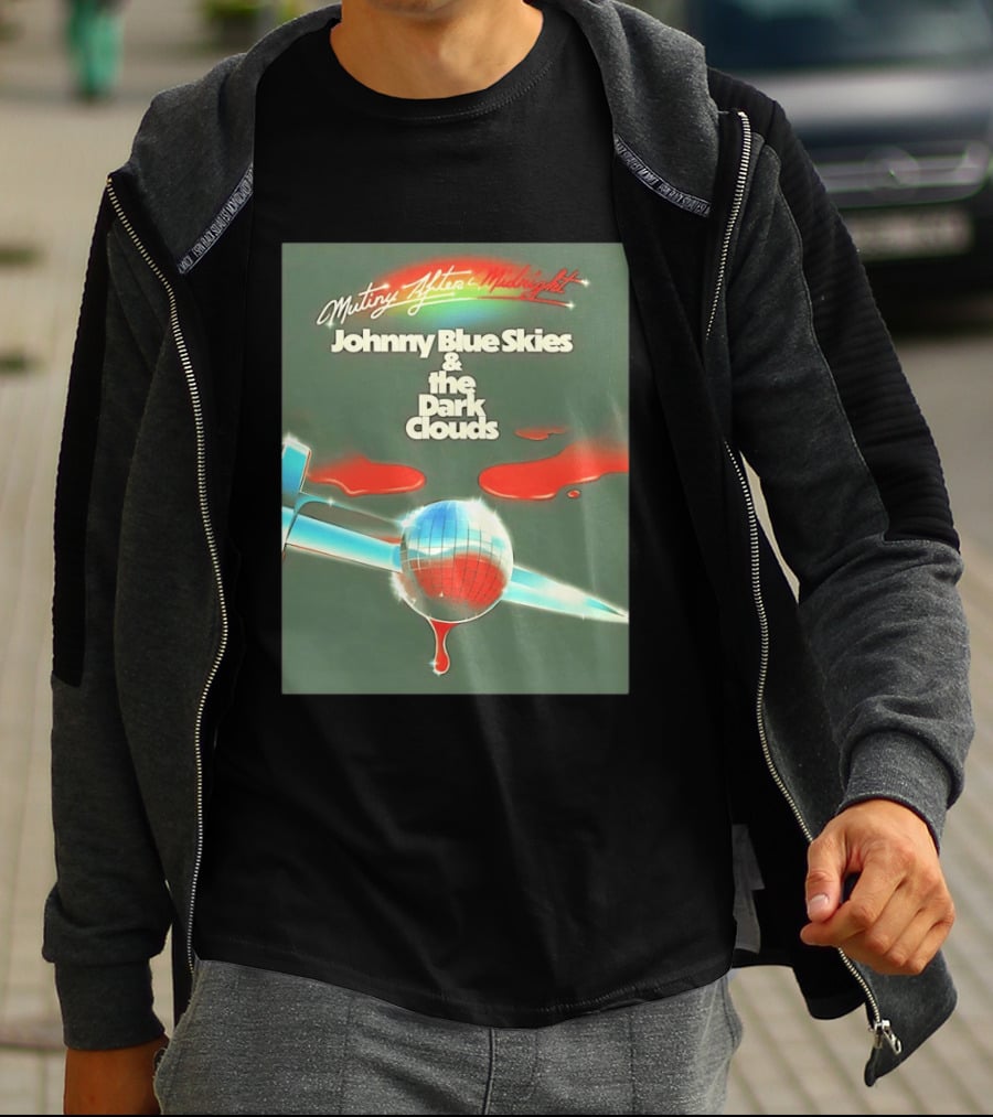 Mutiny After Midnight Johnny Blue Skies And The Dark Clouds Album T-Shirt