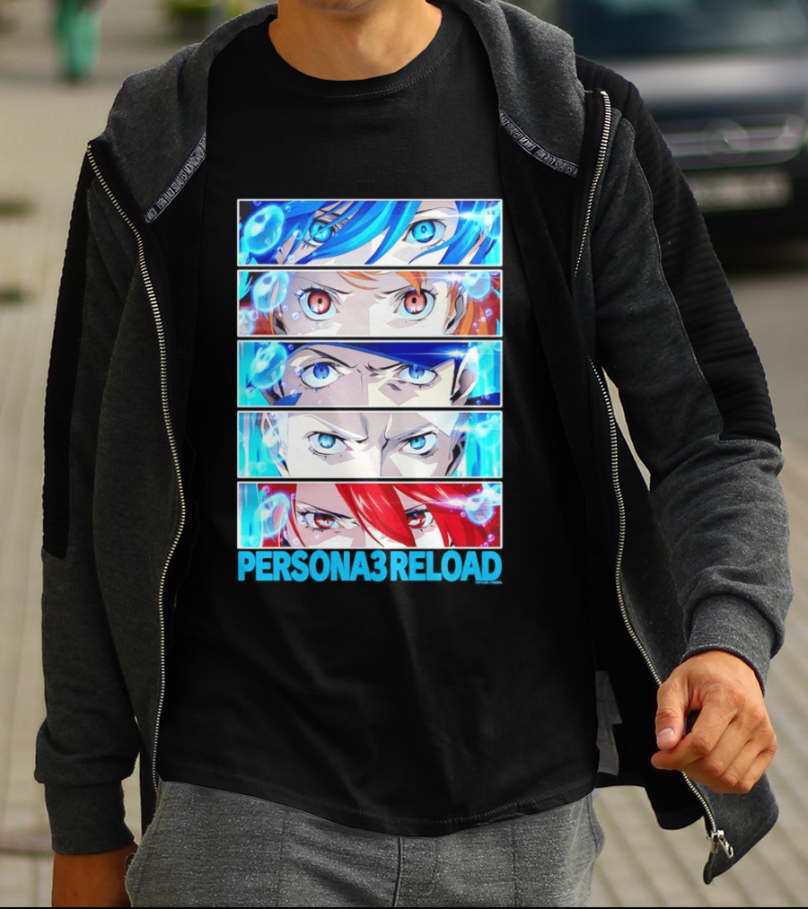Persona 3 Reload Character Eyes Close Up T-Shirt