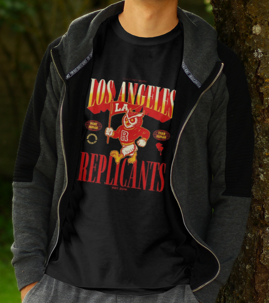 Los Angeles Replicants Owl Mascot More Human Than Human Blade Runner Est 2019 T-Shirt