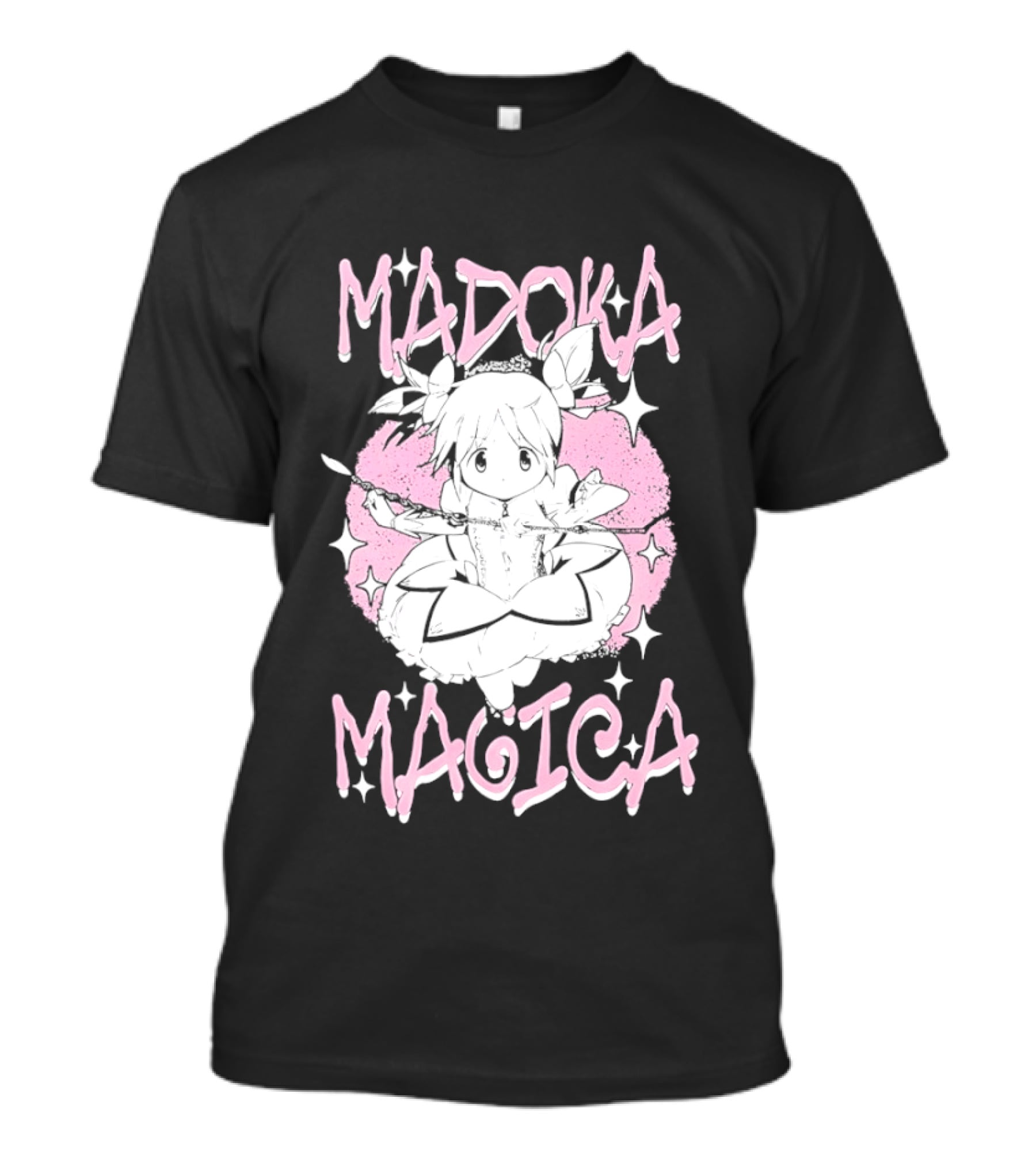 Madoka Magica Puella Magi Character Pink Tones T-Shirt