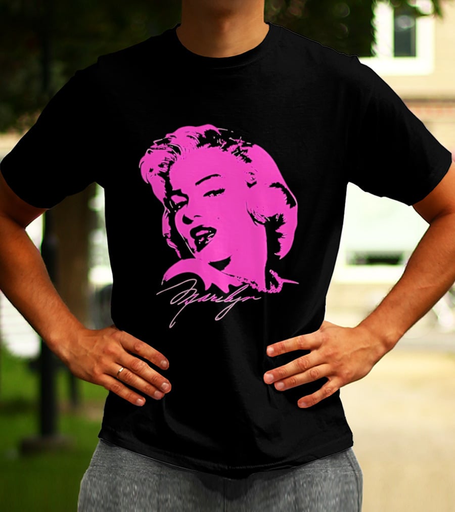 Marilyn Monroe Pink Pop T-Shirt