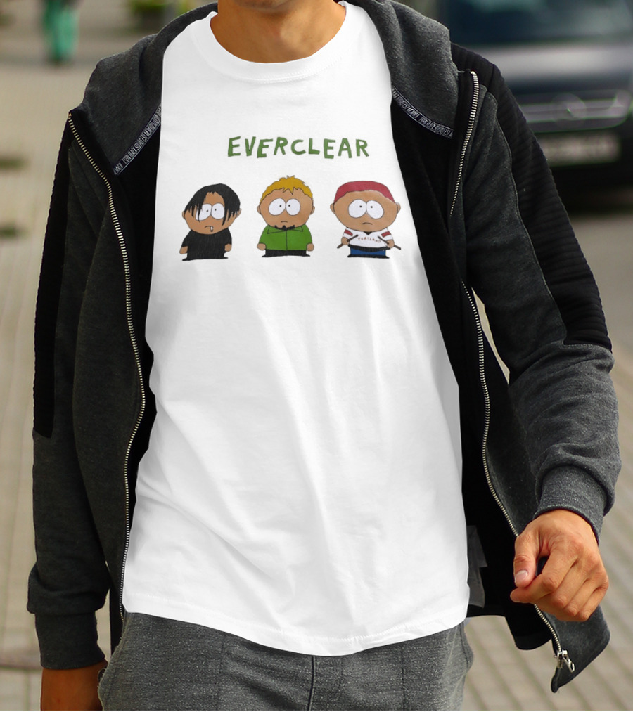 South Park Characters Everclear Band Cartoon T-Shirt
