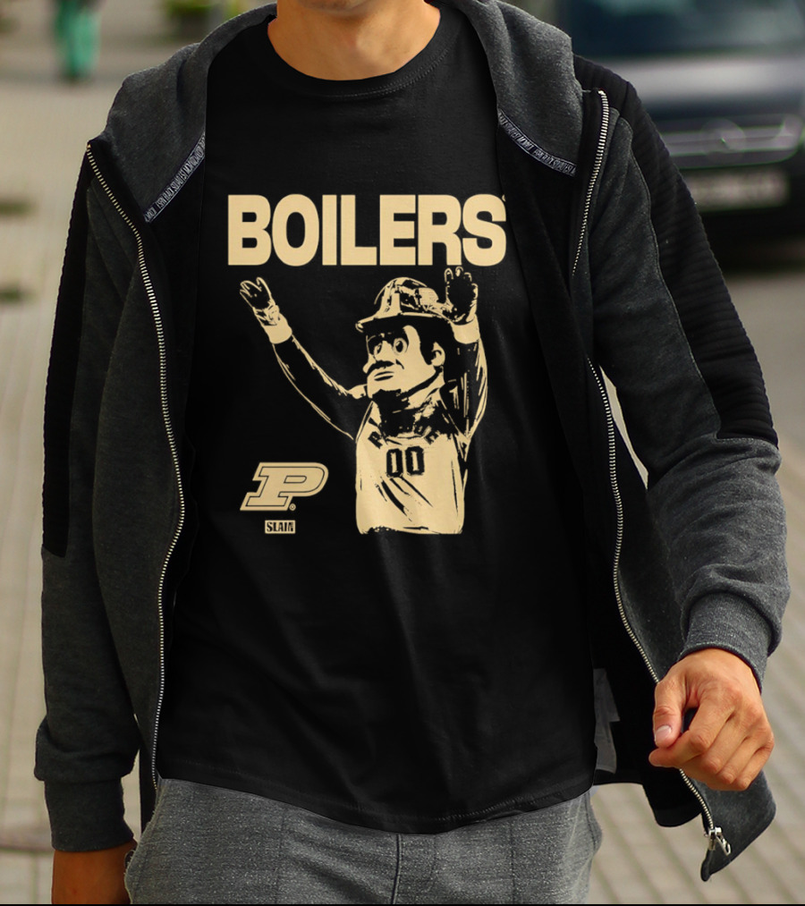 Boilers Purdue Boilermakers Slam Magazine Retro Team Spirit T-Shirt