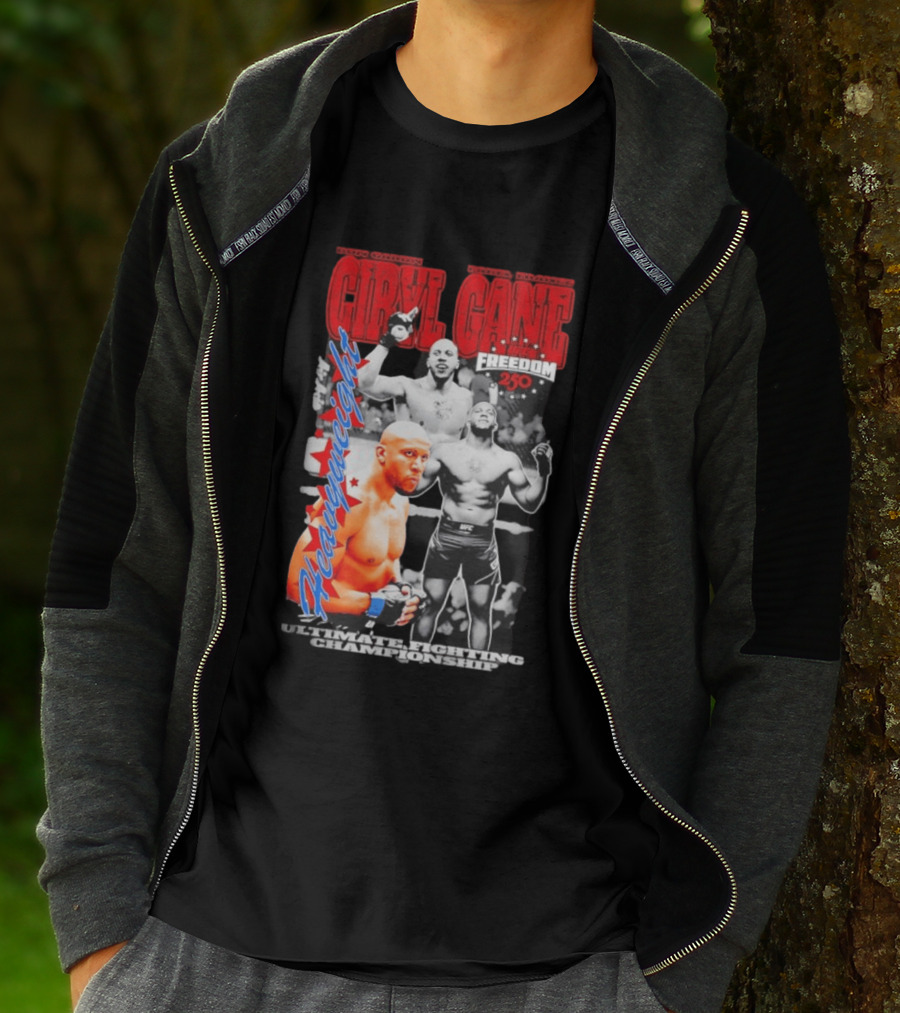 Ciryl Gane UFC Heavyweight Bon Gamin Paris Freedom 250 T-Shirt