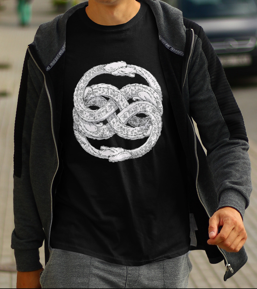 Ouroboros Dragon Infinity Symbol Mythical Creature T-Shirt