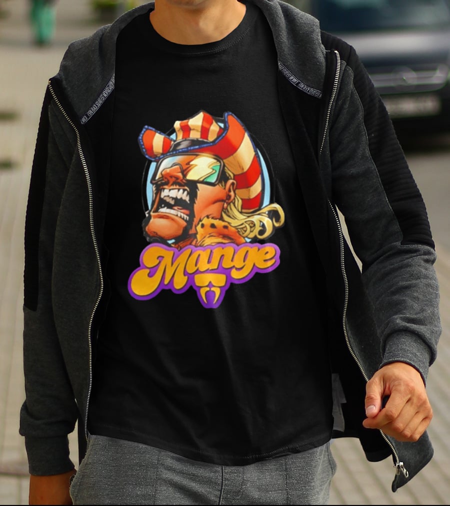 Mange Celebrate All Things Bold Comic Style Retro Hero T-Shirt