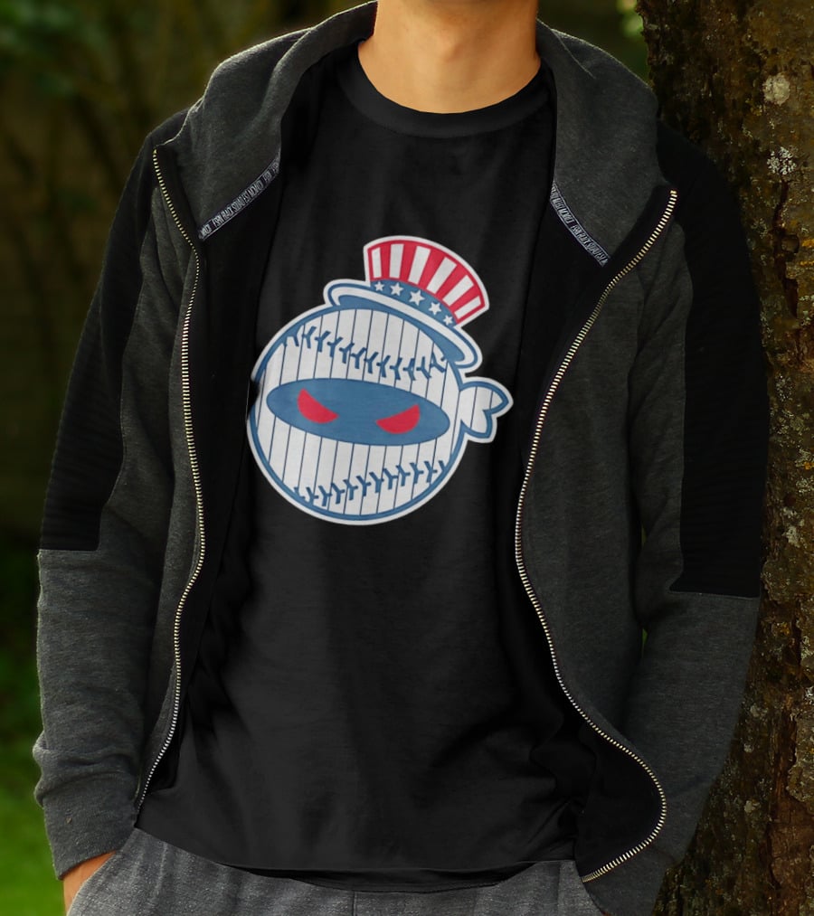 New York Yankees Pitching Ninja Baseball T-Shirt