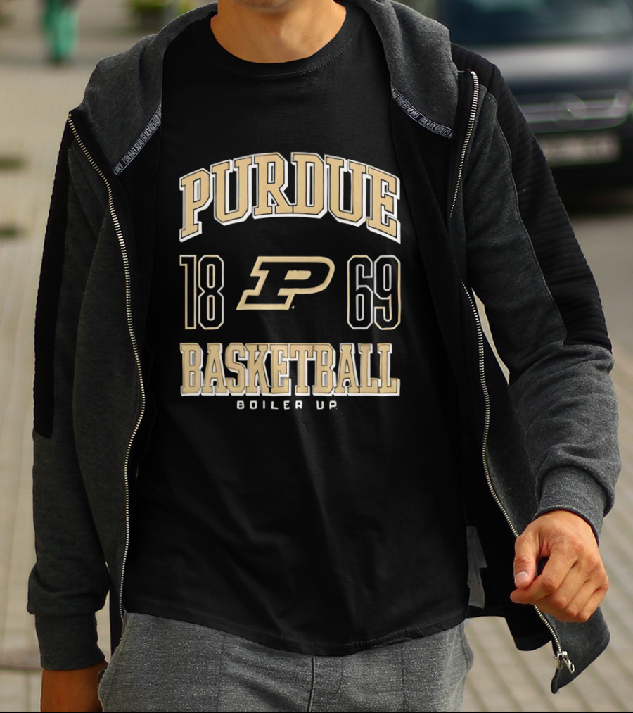 Purdue Basketball Boiler Up 1869 T-Shirt