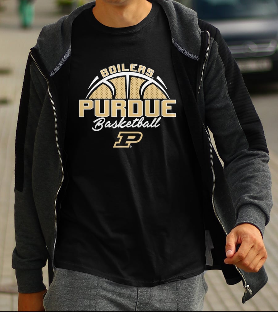 Purdue Boilers Basketball Youth P T-Shirt