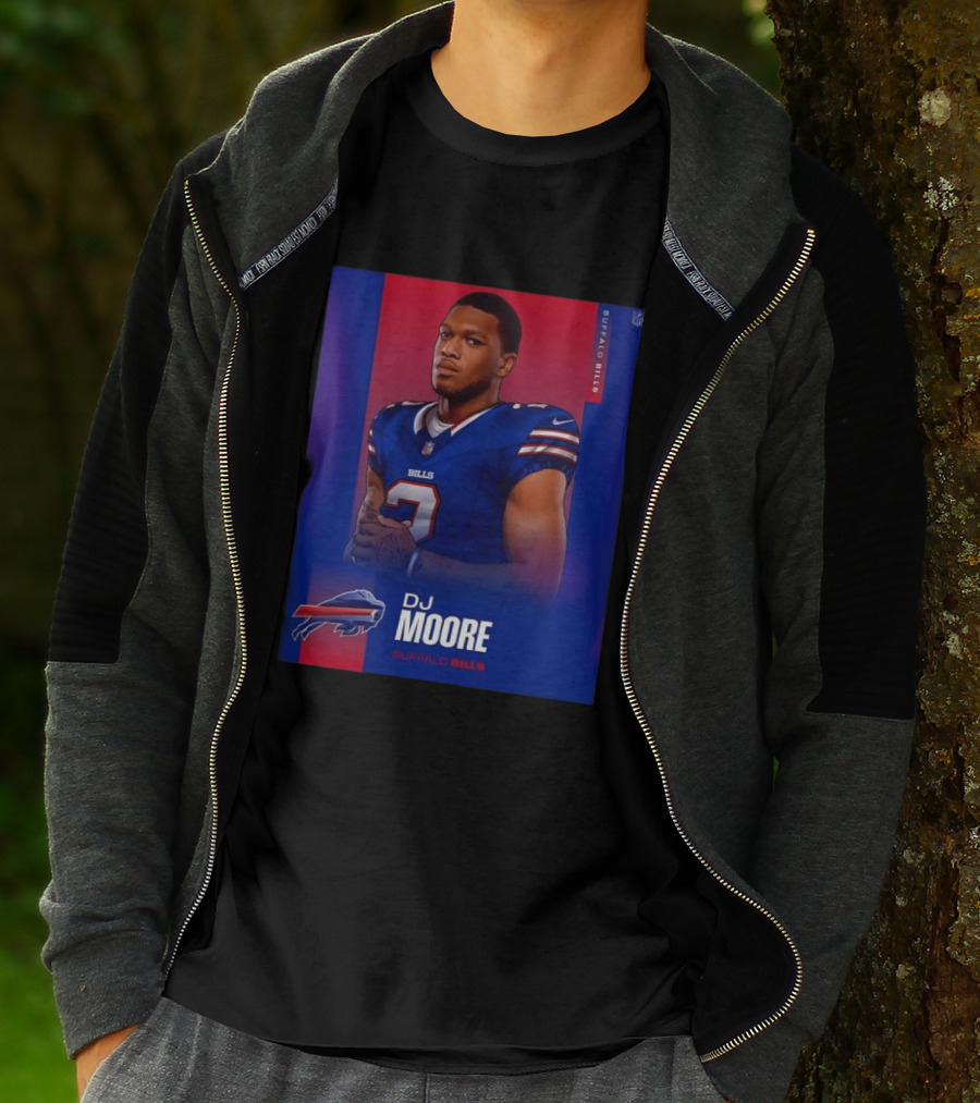 DJ Moore Buffalo Bills 2026 NFL Team Edition T-Shirt