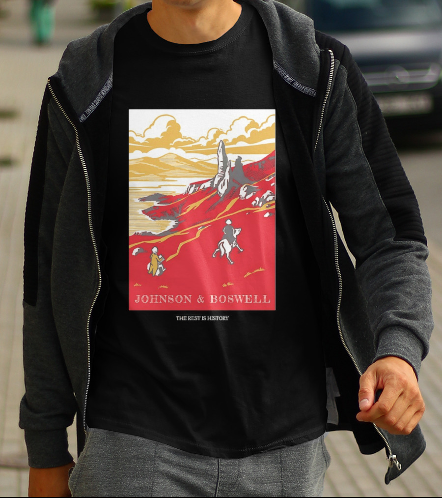 Johnson And Boswell Journey Through Red Landscape And History T-Shirt